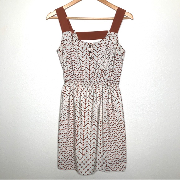 Lush Dresses & Skirts - LUSH Dress Sleeveless Fall Colors